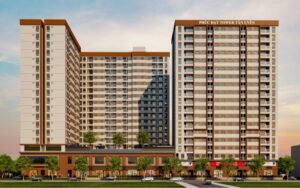 Phối cảnh Dự án nhà ở xã hội cao tầng Phúc Đạt Tân Uyên