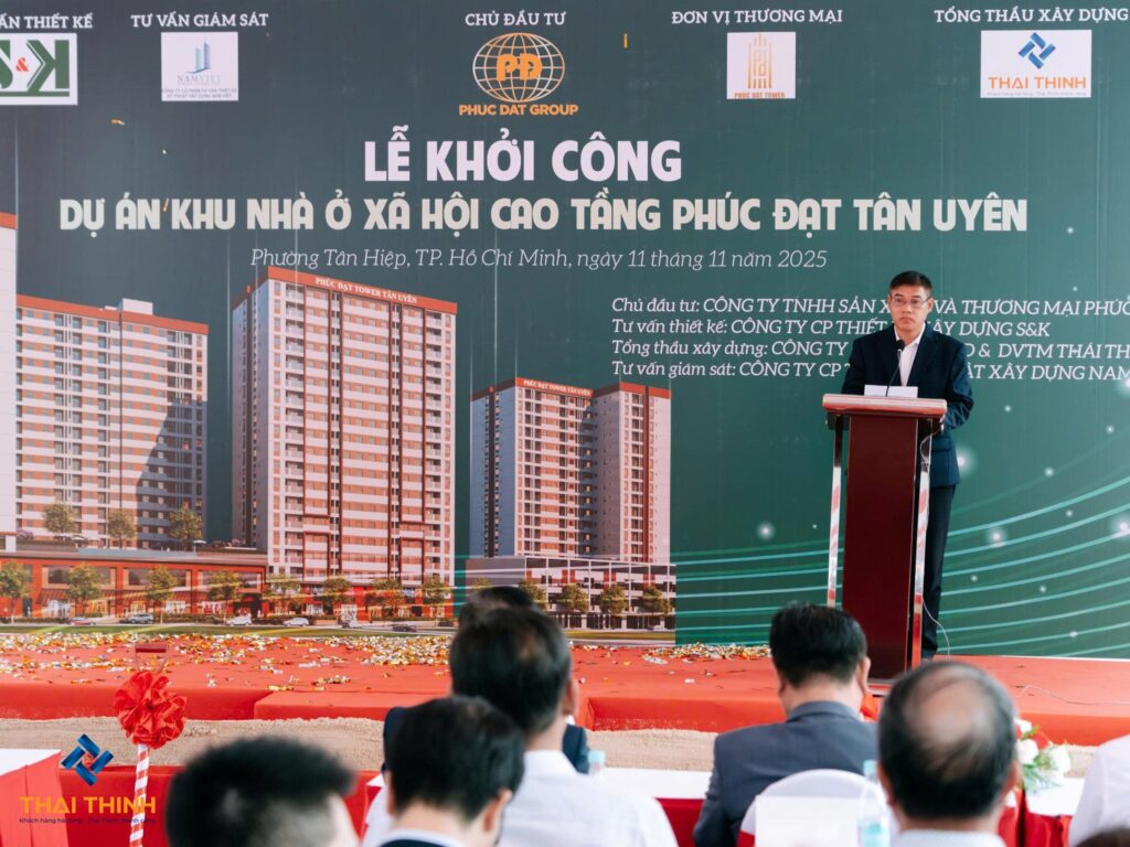 Lễ khởi công Dự án khu nhà ở xã hội cao tầng Phúc Đạt - Tân Uyên
