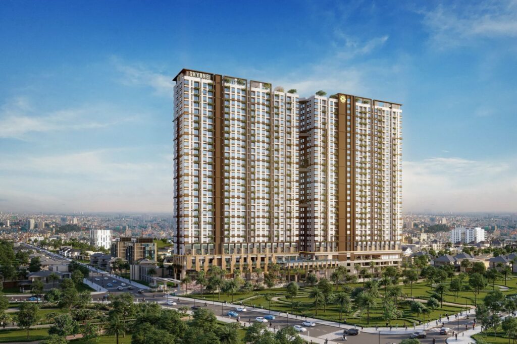 Phối cảnh dự án Khu căn hộ Phú Đông SkyOne