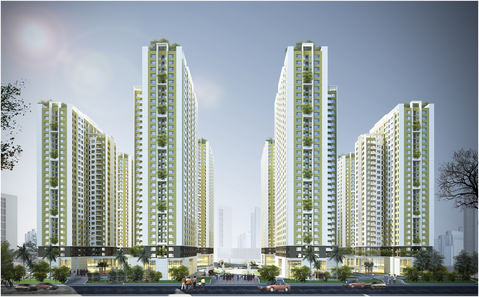 Phối cảnh dự án An Bình City